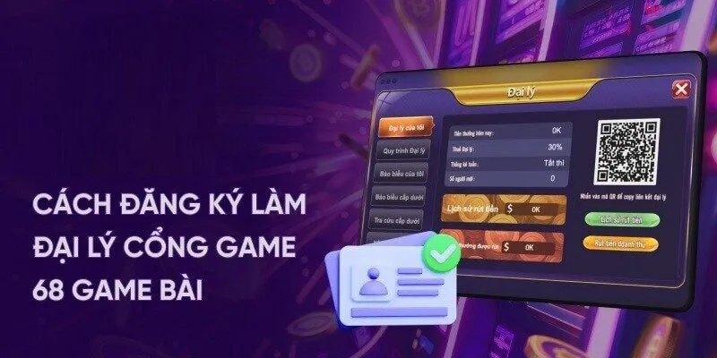 Đại lý 68 Game Bài - Hỗ Trợ Phát Triển Kiếm Tiền Nhanh Chóng 3 Làm theo hướng dẫn để nhanh chóng trở thành đơn vị đồng hành đáng tin cậy