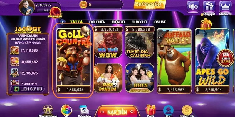 Gold Country 68 Game bài - Thiên Đường Giải Trí Hàng Đầu 4 Thương hiệu Game Bài 68 luôn mang đến những trải nghiệm chuyên nghiệp
