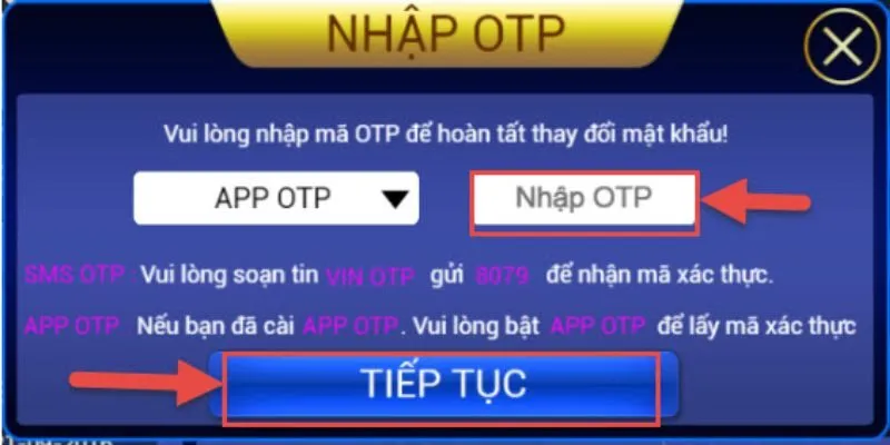 Hướng dẫn cách đăng nhập Game Bài 68 cho người mới dễ hiểu 3 Đổi mật khẩu trong hướng dẫn cách đăng nhập Game Bài 68 cho người mới